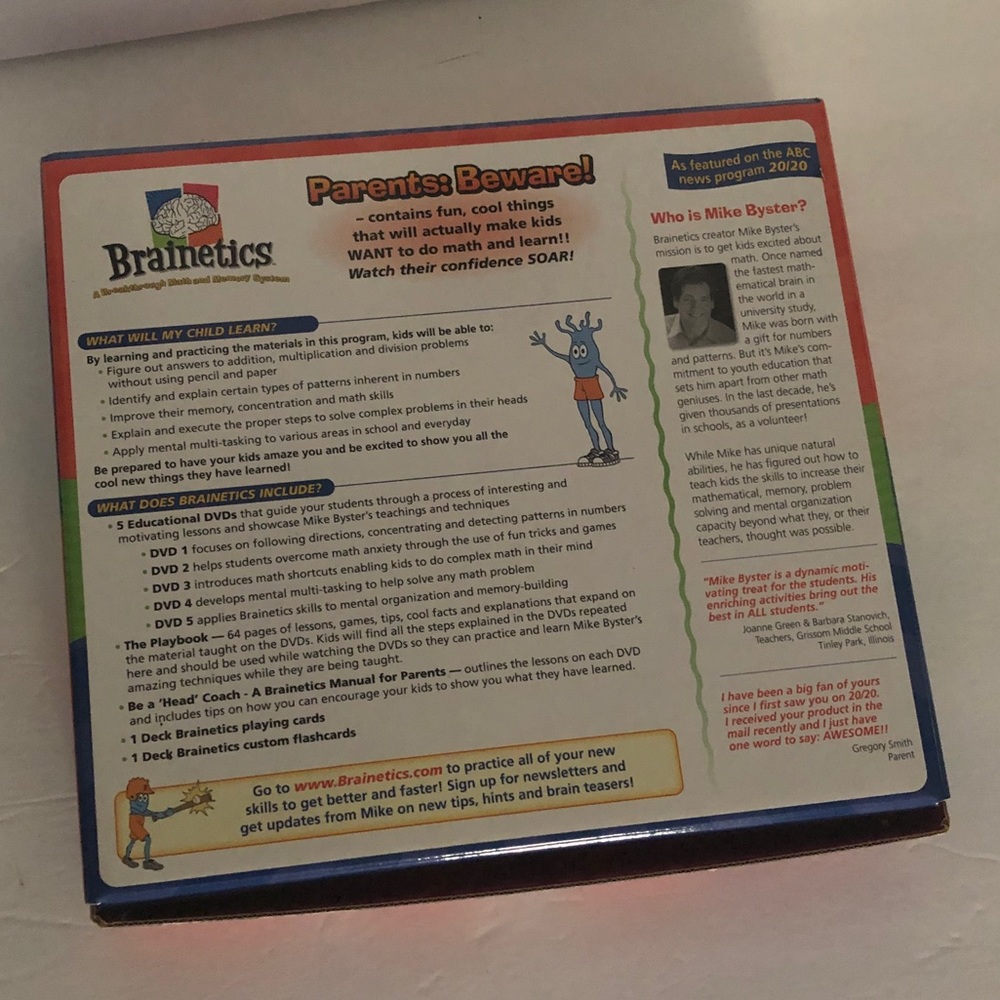 Brainetics A Math and Memory Learning System Kit - Picture 2 of 4